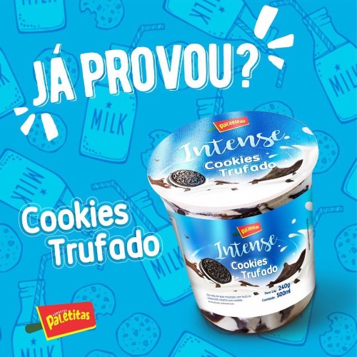 SORVETE COOKIES TRUFADO 500ML