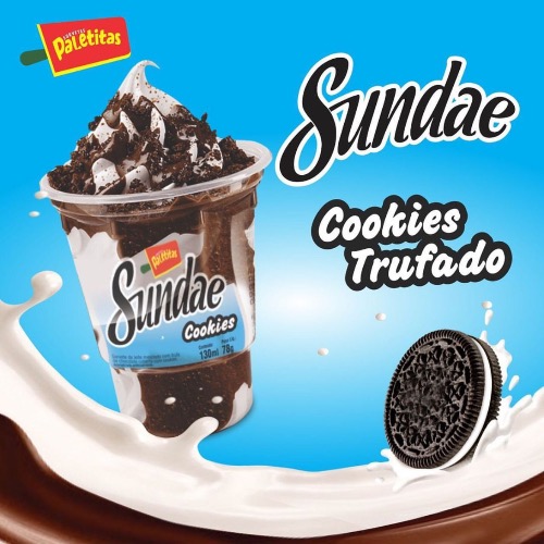 SORVETE SUNDAE COOKIES