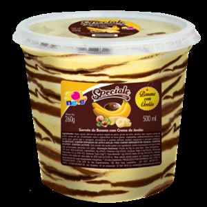 SPECIALE BANANA COM CREME DE AVELÃS- UNNO 500ml