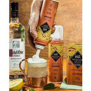 Kit Moscow Mule Espuma+sache De Preparo Com 1 Caneca 350ml