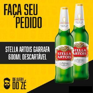 STELLA ARTOIS 600ML DESCARTÁVEL