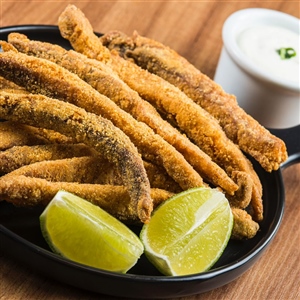 TIRAS DE TILÁPIA FRITA