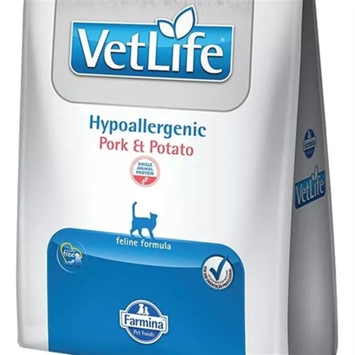 VETLIFE HYPOALLERGENIC PORK E POTATO 2KG