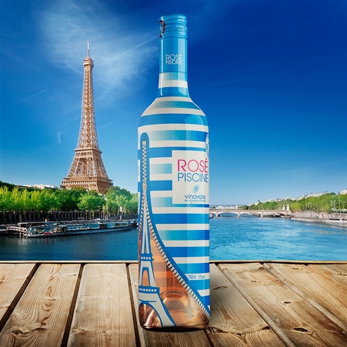 Vinho Rosé Piscine Francês 750ml