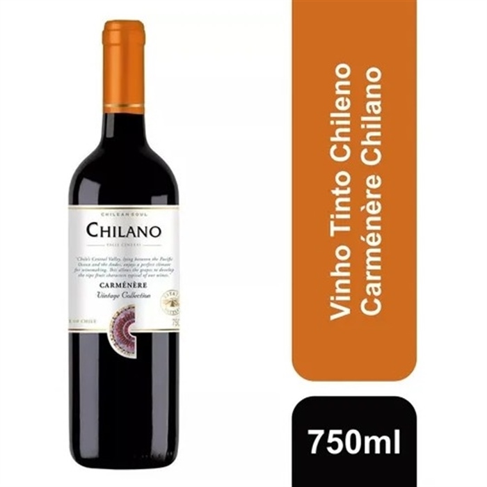 Vinho Tinto Carménère Chilano Vintage Collection 750ml