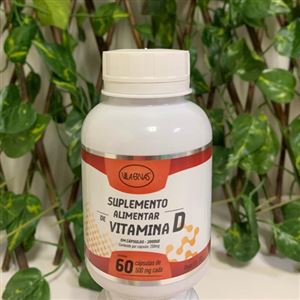 Vitamina D 60 Capsulas  - Vila Ervas MEGA PROMOÇÃO