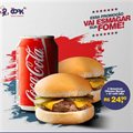 2 AMERICAN CHEESE BURGER + COCA LATA