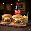 COMBO 2 ESPECIAIS DA CASA 02 + COCA 1,5 LT + BATATA FRITA 150 G.