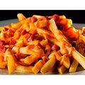 BATATA FRITA COM CHEDDAR E BACON