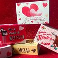 CAIXINHA PERSONALIZADA - 6 trufas - Te amo