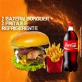 CB 03 - 2 BAYERN BURGUER + 2 FRITAS E 1 REFRIGERENTE