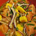 CEVICHE SALMÃO OU PEIXE BRANCO