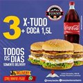 COMBO: 3 X-TUDO + COCA 1,5