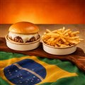 COMBO CHEESE BURGUER - VAI BRASIL!!!