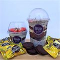 COPO BROWNIE: OREO COM NUTELLA