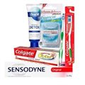 CREME, ESCOVA E FIO DENTAL