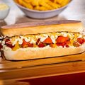 < Hot Dog Prensado Baby Pai com Queijo > Cachorro Quente Prensado >