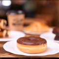 DONUTS COBERTURA E RECHEIO CHOCOLATE