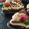 fatia de brownie