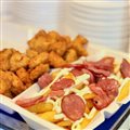 FRANGUITO 500G COM BATATA CALABRESA E CATUPIRY, COM REFRI 1,5L