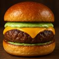 < Baby com Queijo Cheddar Duplo > Hamburguer Gourmet