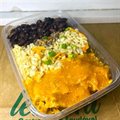 P SOBRECOXA DE FRANGO DESOSSADA COM ARROZ INTEGRAL E FEIJÃO