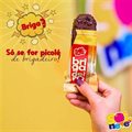 PICOLÉ BRIGADEIRO COM CASQUINHA DE CHOCOLATE