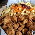 Promoção Frango Frito 500 Gramas de Peito De Frango + Batata com Cheddar e Bacon