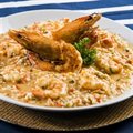 RISOTO MEDITERRANEO COM CAMARÃO VM