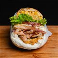 X-BACON DE FRANGO DESFIADO